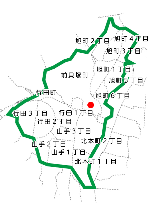 船橋市塚田地域包括支援センター担当地域